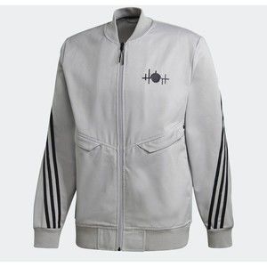 New Adidas x James Bond Jacket Safin Track 007 Grey Full Zip GN6884 Men Sz M NWT